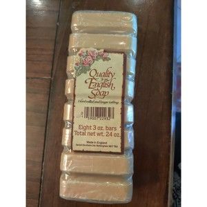 Vintage GERARD BROTHERS Quality English Soap eight 3 oz Bars England BEIGE